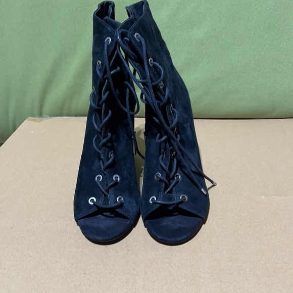BCBGeneration Laced open toe booties - Picture 2 of 5